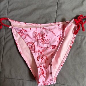 Wild Fable Pink and Red Bikini Bottom